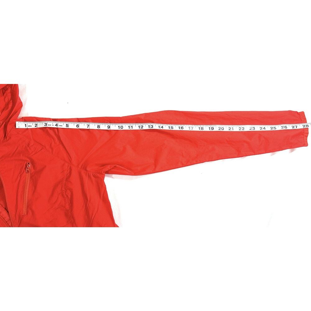Lucy Tech Women’s Orange Hooded Lightweight Jacket M Nylon Windbreaker - Picture 7 of 10
